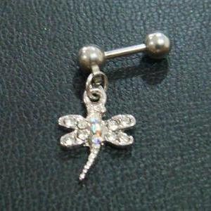 One Piece 16g Cartilage Auricle Ear Piercing..