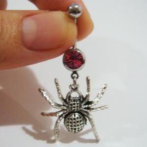 14g Spider Belly Rings Navel Ring Bar Button Body..