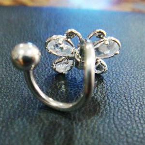 One Piece 14g~3/8 Spiral Belly Button Navel Rings..