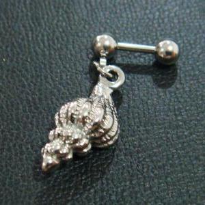 One Piece 16g Conch Auricle Dangle Ear Piercing..