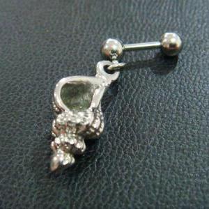 One Piece 16g Conch Auricle Dangle Ear Piercing..