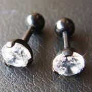 16g 1.2mm Ear Ring Earlets Earrings Barbell Body Piercing Jewelry GIFT