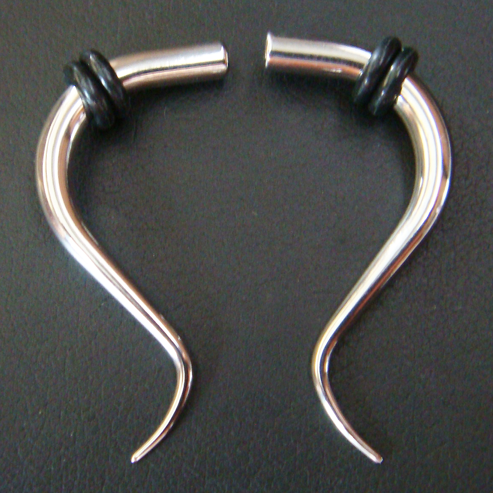 8g 3mm Ear Plugs Rings Earlets Earrings 8 Gauge Talon Body Piercing 8g 3mm Ear Plugs Rings Earlets Earrings 8 Gauge Talon Body Piercing