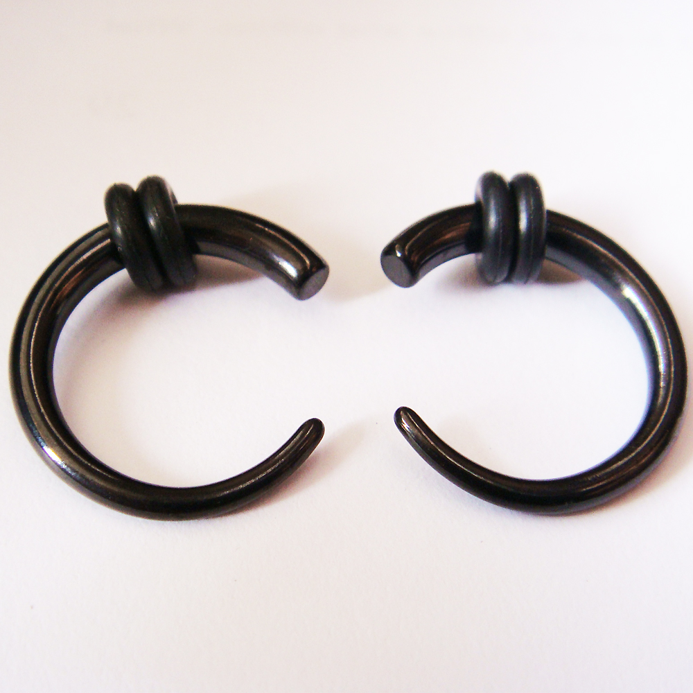 8g 3mm Ear Plugs Ring Rings Earrings Talon Taper Body Piercing 8 Gauge Pair