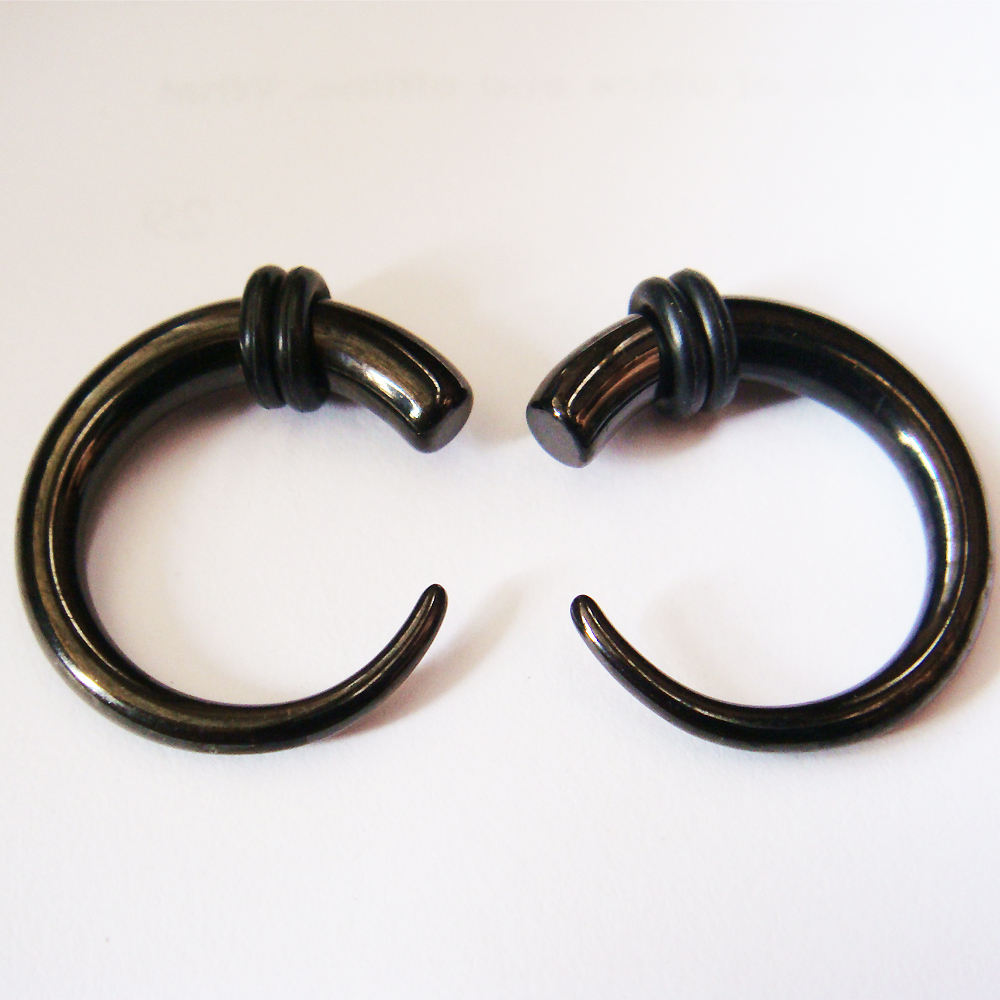 6g 4mm Ear Plugs Ring Rings Earrings Talon Taper Body Piercing 8 Gauge Pair