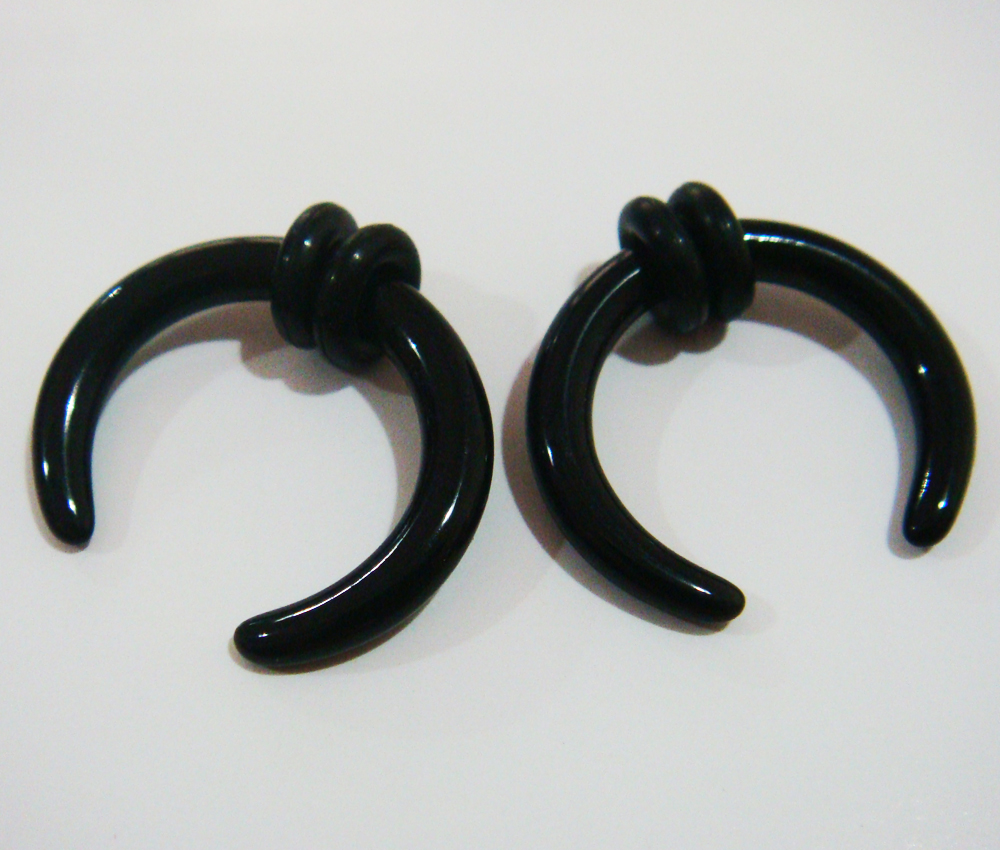 8g Acrylic Ear Plugs Ring Pincher Septum Talon Taper Body Piercing