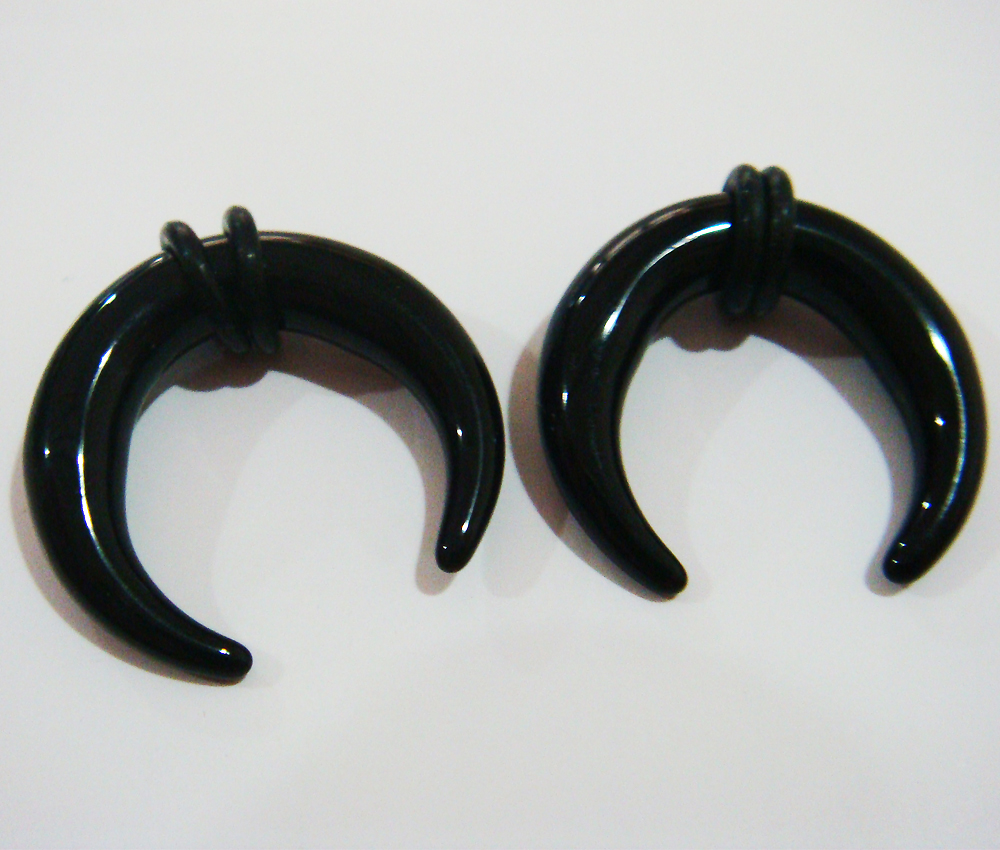 4g Acrylic Ear Plugs Ring Pincher Septum Talon Taper Body Piercing