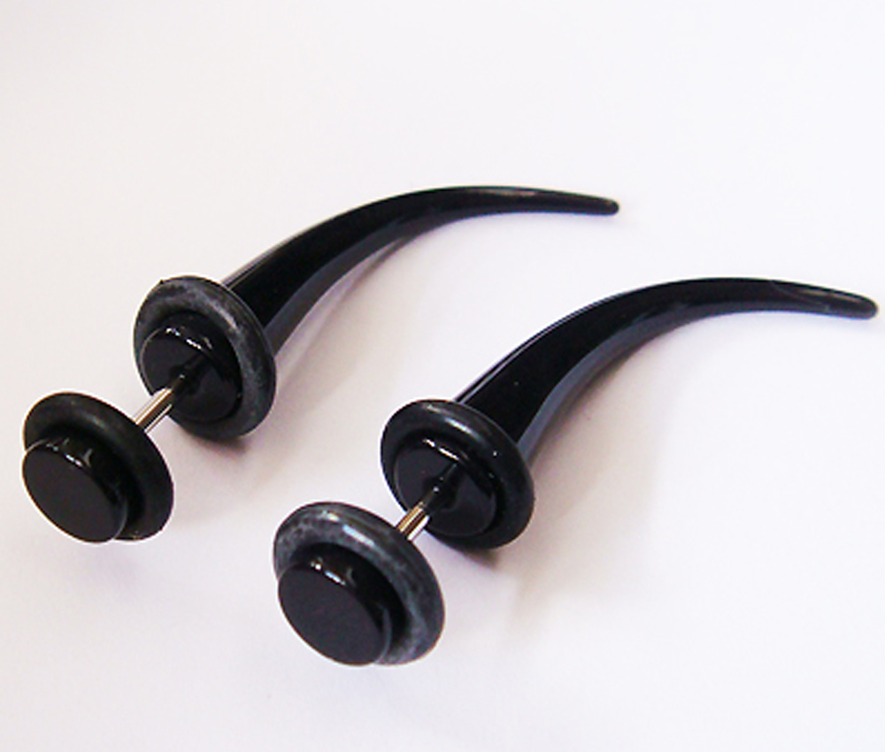 16g Pair Claw Taper Fake 2g 6mm Ear Plugs Rings Ring Earrings Body Piercing