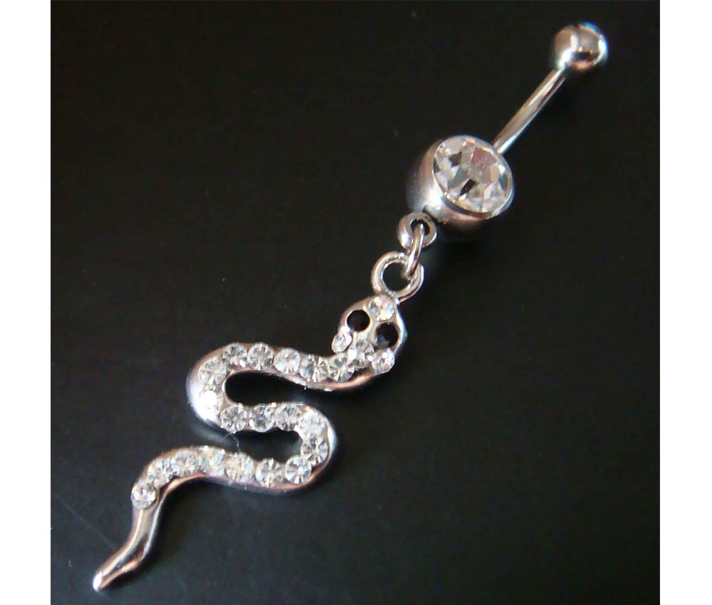 Snake Belly Button Navel Rings Ring Bar Body Piercing Jewelry Gift