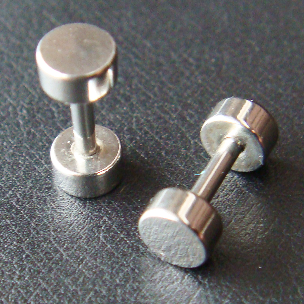 6g Pair Fake Plugs Ear Plug Rings Earrings Body Piercing Jewelry