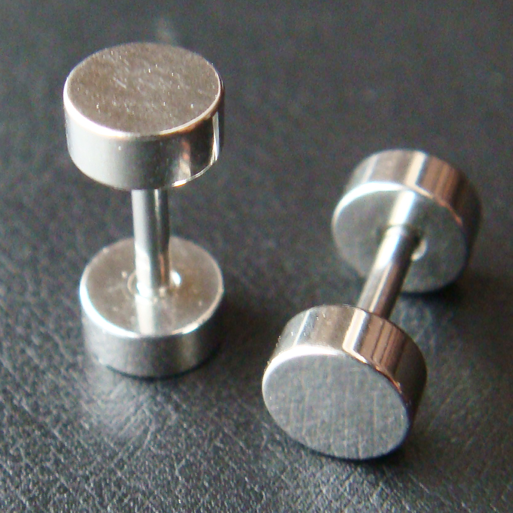 4g Pair Fake Plugs Ear Plug Rings Earrings Body Piercing Jewelry