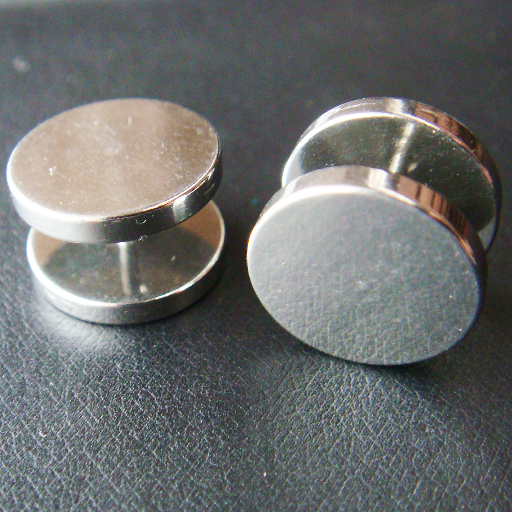 9/16" Pair Fake Plugs Ear Plug Rings Earrings Body Piercing Jewelry