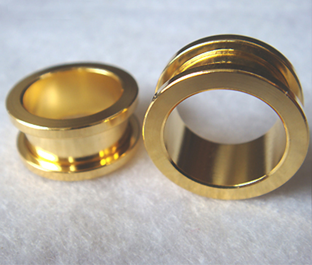 One Pair 11/16" Flesh Tunnels Tunnel Ear Plug Earlets Lobe Earrings